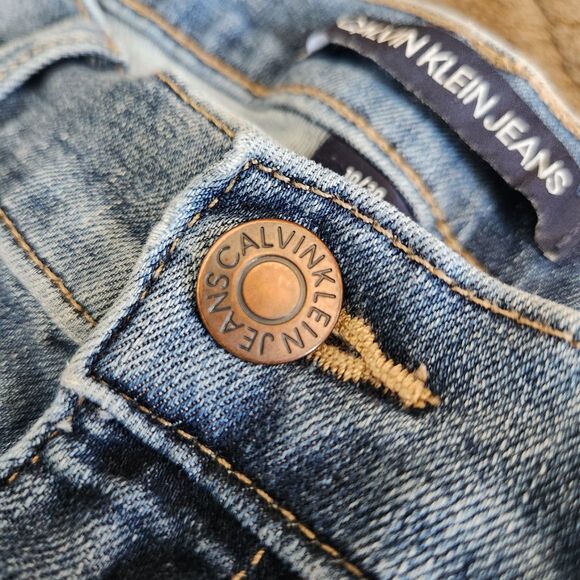 Calvin Klein‎ Jeans Womens 10 High Rise Skinny Sustainable Preppy Classic Casual - Picture 5 of 13